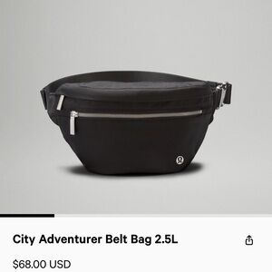LULULEMON: City Adventurer Belt Bag 2.5 L